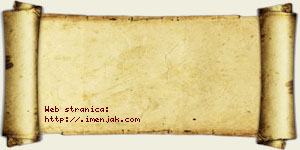 Jana Šesto vizit kartica